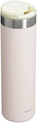 Stanley AeroLight Transit Bottle 20 oz | Locking Drink Through Lid | Leak Resistant Water Bottle or Coffee Travel Mug | Lightweight Insulated Stainless Steel | BPA-Free | Rose Quartz