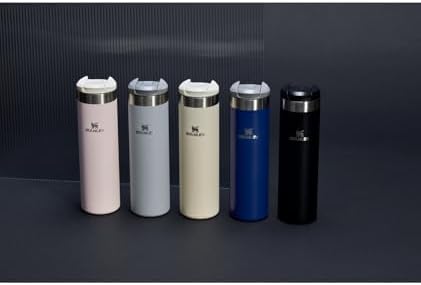 Stanley AeroLight Transit Bottle 20 oz | Locking Drink Through Lid | Leak Resistant Water Bottle or Coffee Travel Mug | Lightweight Insulated Stainless Steel | BPA-Free | Shale