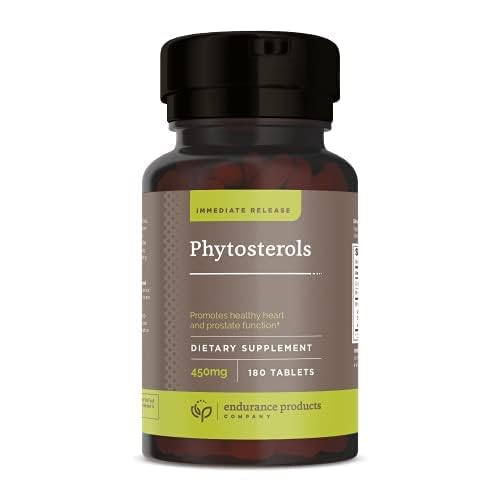 Endur Phytosterols, Promotes Heart & Prostate Health for Men, Helps Block Cholesterol Absorption & Support Urinary Comfort, 450mg (180 Tablets)