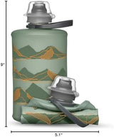 HydraPak Stow - Collapsible Backpacking Water Bottle (350ml, 500ml, 1L) - BPA Free, Ultra Light, Spill-Proof Twist Cap