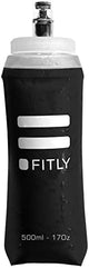 Soft Flask - Shrink As You Drink Soft Water Bottle for Hydration Pack - Folding Water Bottle Ideal for Running, Hiking, Cycling, Climbing & Rigorous Activity