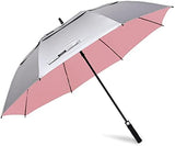 G4Free 47/54/62/68 Inch UV Protection Golf Umbrella Auto Open Vented Double Canopy Oversize Extra Large Windproof Sun Rain Umbrellas