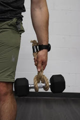 Monkee Grip Original Rope Grips – Enhance Grip Strength & Endurance, Versatile Fitness Accessory for Dumbbells & Barbells, Pull Up Bars Durable & Comfortable Design