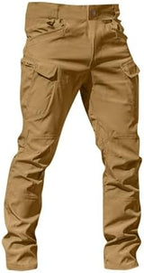 Tactical Pants for Men Relaxed Fit Stretchy Work Pants Baggy Cargo Camo Pants Flex Carpenter Pant Multi Pockets