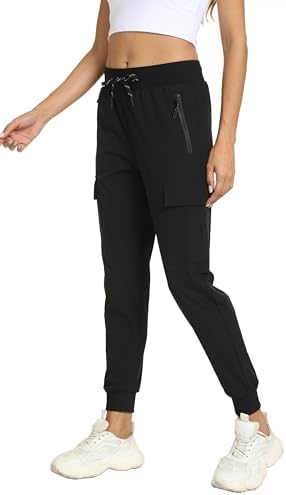 Women's Lightweight Joggers Quick Dry Hiking Running Pants for Athletic Casual Workout Outdoor
