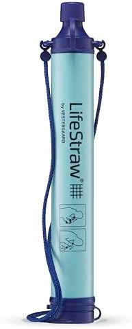 LifeStraw Personal Water Purifier for Hiking, Camping, Travel, and Emergency Preparedness