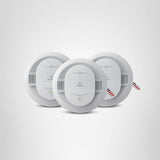 Kidde Hardwired Smoke & Carbon Monoxide Detector for Home, Voice Alerts, 10-Year Battery Backup, 3-Pack