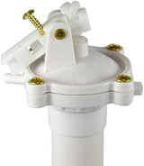 Danco 80816 Complete Toilet Repair Kit Fill Valve, Flapper, Rod, Float Replacement, White