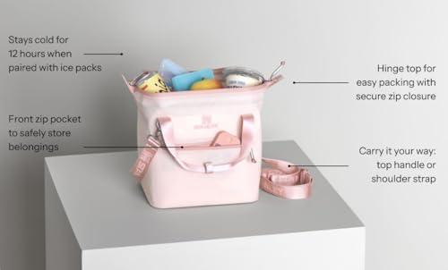 Stanley All Day Julienne Mini Soft Cooler Bag and Lunch Box | Can Cooler with Handles and Strap | 12 Hour Cooling | Insulated Travel Bag with Zipper | BPA-Free