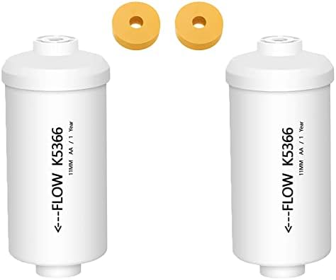Fluoride and Arsenic Filter NSF/ANSI 42 Certified,Replacement for PF-2® Fluoride Filters,K5366 Replacement for Berkey Fluoride Filters Compatible with Berkey Gravity Filtration System-Pack of 2