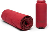 Rumpl The NanoLoft Puffy Blanket | Indoor Outdoor Camping Blanket for Traveling, Picnics, Beach Trips, Concerts | 38" x 52" | Crimson, Travel