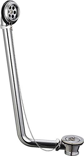 Luxury Chrome Exposed Bath Retainer Waste & Overflow by Taps2Traps