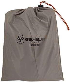Gazelle Tents™, G5 5-Sided Gazebo Footprint, 300D, Waterproof Ground Tarp, 5 Tack Down Stakes, GA107