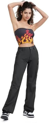 Moosehill Women's-Hiking-Pants-Cargo-Quick-Dry-Stretch-Lightweight Work Outdoor Pants with 5 Deep Pockets