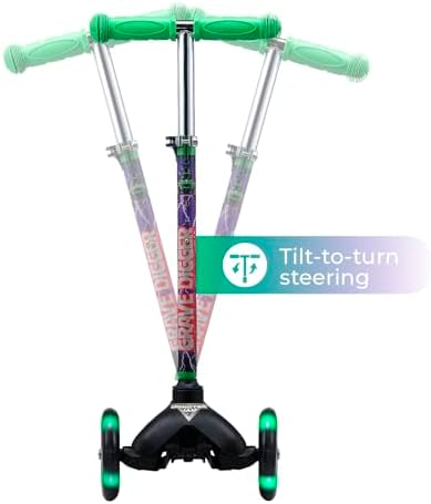 Scooter for Kids Ages 3-5 - Extra Wide Deck & Light Up Wheels, Self Balancing Kids Toys for Boys & Girls, Choose Your Favorite Character