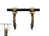 Monkee Grip Original Rope Grips – Enhance Grip Strength & Endurance, Versatile Fitness Accessory for Dumbbells & Barbells, Pull Up Bars Durable & Comfortable Design