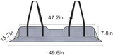 Non-Inflatable Car Mattress Back Seat Bed Extender Portable Folding Camping Travel for Sleeping