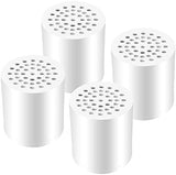 4 Pack 20 Stage Shower Filter Universal Replacement Cartridge Hard Water Purifier Removes Chlorine, Heavy Metals, Iron, Other Sediments, Water Softener with High Output