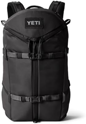 YETI Ranchero Backpack 22L, All-Day Utility Pack, Structured and Durable, Black