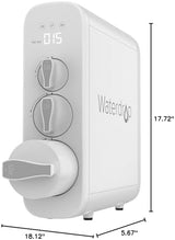 Waterdrop G3P600 Reverse Osmosis System, 8 Stage Tankless Reverse Osmosis Water Filter, NSF/ANSI 42 & 58 & 372 Certified, Under Sink RO System, 2:1 Pure to Drain, Smart LED Faucet