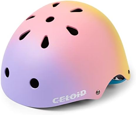 Kids Bike Helmet,Toddler Skateboard Helmets for Ages 2-3-5-8-14 Years Boys Girls，Adjustable Multi-Sport Bicycle Skateboarding Football Roller Skating Scooter Rollerblade Balance Bike Helmet