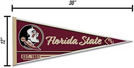 Rico Industries NCAA Classic 12" x 30" Felt Wall Décor Pennant - Great for Home/Bed Room/Man Cave Décor