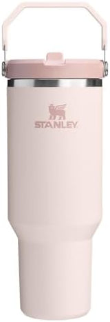 Stanley IceFlow 2.0 Flip Straw Tumbler with Handle 40 oz | Twist On Lid and Flip Up Straw | Leak Resistant Water Bottle | Insulated Stainless Steel | BPA-Free | Rose Quartz