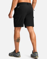 Pudolla Men's Hiking Cargo Shorts 7" Lightweight Quick Dry Casual Work Shorts for Men Summer Travel Golf with 5 Pockets