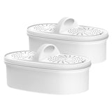 Waterspecialist Filter Replacement for All Waterdrop® Pitcher Filtration System, Fits Waterdrop WD-PF-01A Plus, Reduces PFOA/PFOS, Chlorine, Last Up to 3 Months or 200 Gallons (Pack of 2)