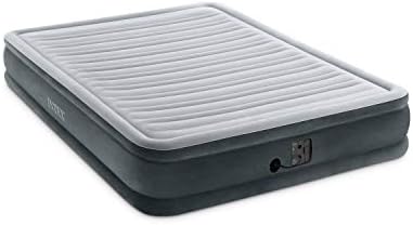 Intex Comfort Dura-Beam Airbed Internal Electric Pump Bed Height Elevated (2020 Model)