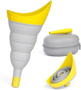 TRIPTIPS Pee Conch Foldable Female Urinal Device Portable Urinal for Women Pee Funnel for Women Travel, She Pee Cup for Women Stand to Pee Womens Urinal Funnel with Tube Case