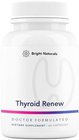 Thyroid Renew Supplement - Women’s Thyroid Support for Focus and Energy with Zinc Selenium Copper and Thyroid Superfoods - Made in The USA, 60 Capsules