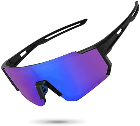 STORYCOAST Polarized Sports Sunglasses for Men Women,Driving Fishing Cycling Mountain Bike Sunglasses UV400 Protection