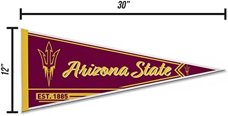 Rico Industries NCAA Classic 12" x 30" Felt Wall Décor Pennant - Great for Home/Bed Room/Man Cave Décor