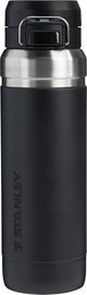 Stanley Quick Flip GO Water Bottle 36 oz | Push Button Lid | Leakproof and Packable for Travel and Sports | Insulated Stainless Steel | BPA-Free | Black