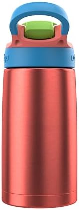 Contigo AUTOSPOUT Water Bottle, 13 oz, Coral Blue/Poppy