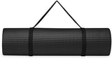 Gaiam Essentials Thick Yoga Mat Fitness & Exercise Mat with Easy-Cinch Yoga Mat Carrier Strap, 72"L x 24"W x 2/5 Inch Thick