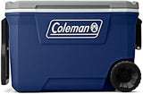Coleman Classic Series Insulated Portable Wheeled Cooler, Leak-Resistant Outdoor Hard Cooler Keeps Ice up to 5 Days, 62-Quart