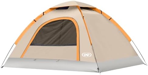 UNP Camping Tent 2/3/4/6 Person Dome Tent, Easy to Set Up for Camping, Lightweight Camping Tent, Portable Camping Tent for Outdoor and Backpacking Beaches