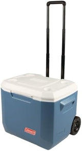 Coleman Xtreme 50qt Wheeled Cooler, Extra-Walled Insulation Keeps Ice up to 5 Days, Portable Rolling Hard Chiller