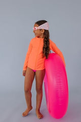 Splash Place SWIM GOGGLES with Fabric Strap - Adult & Kids Swim Goggles - PINKS & PURPLES