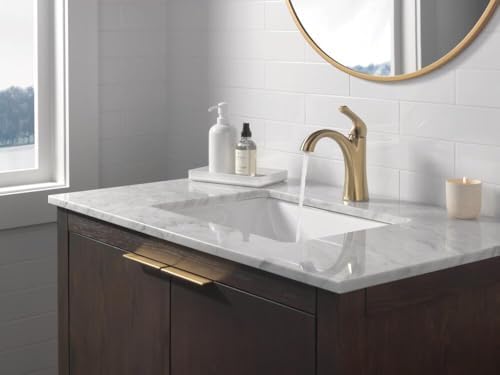DELTA 15840LF-CZ Arvo Bathroom Faucet, Champagne Bronze