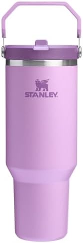 Stanley IceFlow 2.0 Flip Straw Tumbler with Handle 40 oz | Twist On Lid and Flip Up Straw | Leak Resistant Water Bottle | Insulated Stainless Steel | BPA-Free | Lilac