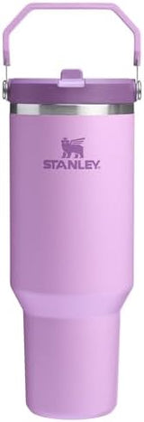 Stanley IceFlow 2.0 Flip Straw Tumbler with Handle 40 oz | Twist On Lid and Flip Up Straw | Leak Resistant Water Bottle | Insulated Stainless Steel | BPA-Free | Lilac