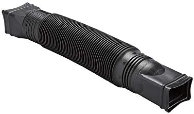 WholesalePlumbing Supply 2-Pack Black Flexible Downspout Extension Gutter Connector Rainwater Drainage,FD-85015-2PK
