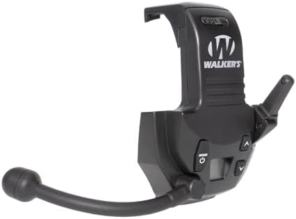 WALKER'S Razor Walkie Talkie Attachment - 22 Channels 3 Miles Range Distance Voice-Activated Handsfree Communication Device for Razor Shooting Muffs, 3 AAA Batteries Included