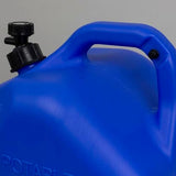 Scepter Flow Control 5 Gallon Water Jug with Spigot, Leak-Proof Heavy Duty Water Can for Camping Supplies, Storage, Hurricanes and More, Food Grade, BPA Free Container, 18.8 Liter Capacity, Blue
