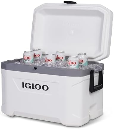 Igloo 54 Qt Marine Ultra Cooler, White