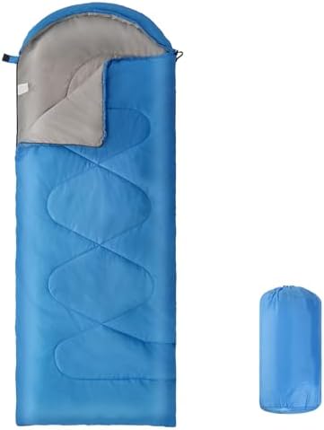 Sleeping Bags for Adults Kids，Lightweight Waterproof Compact Sleeping Bag with Stuff Sack for Warm Camping Cold Hiking Traveling Outdoor Activities