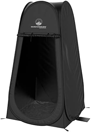 Pop Up Pod - Privacy Shower Tent, Dressing Room, or Portable Toilet Stall with Carry Bag for Camping, Beach, or Tailgate by Wakeman Outdoors
